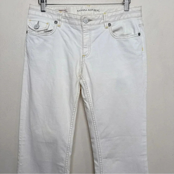 Banana Republic Womens 10 Stretch Boot Cut Cowgirl Low Rise Jeans - Picture 2 of 15